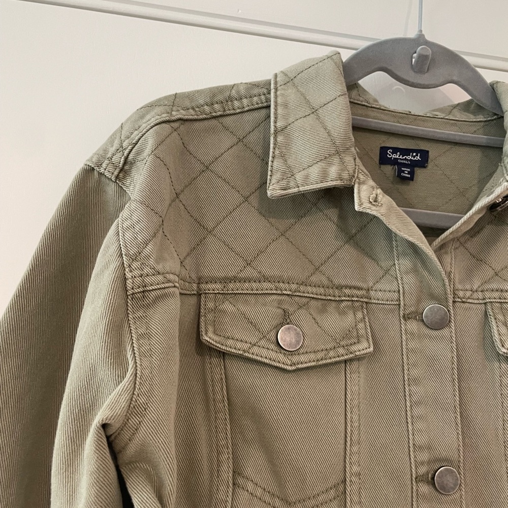 Splendid • Cropped Denim Jacket - Picture 6 of 8